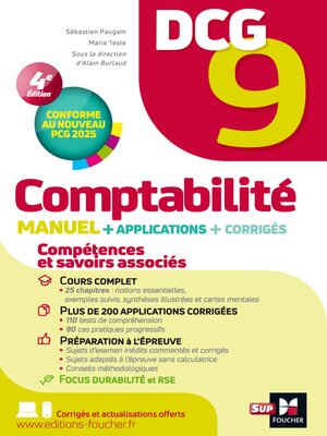 cover image of DCG 9 Comptabilité